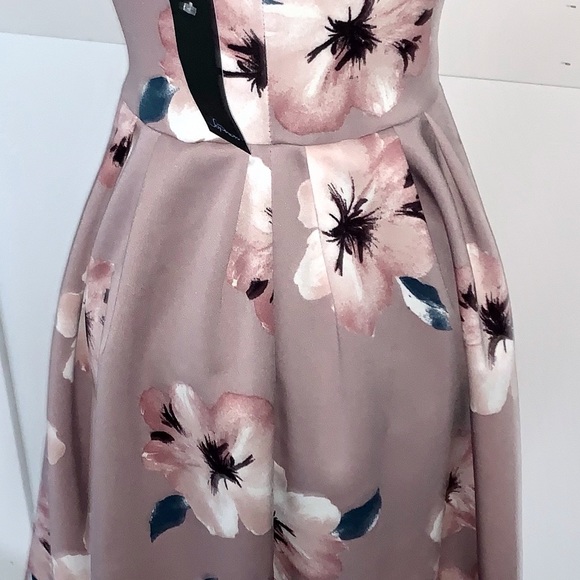 NEW WITH TAGS SOPRANO FIT & FLARE SPAGHETTI STRAP DRESS FLORAL & LAVENDER SIZE S - Picture 10 of 16